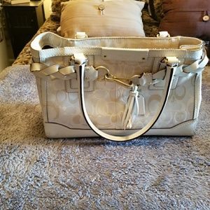 Coach Optic White handbag